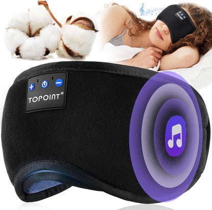 Bluetooth sound sleep mask blocks light and noise