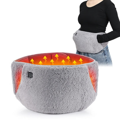 Heated abdominal belt IBS bloating relief