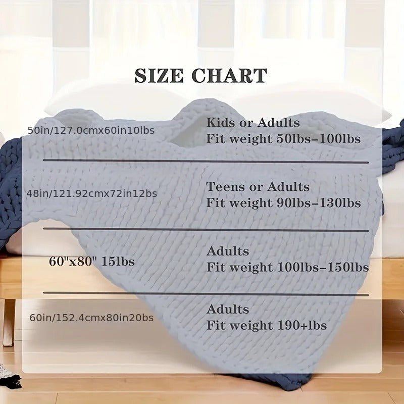 Therapeutic weighted blanket calming pressure sleep