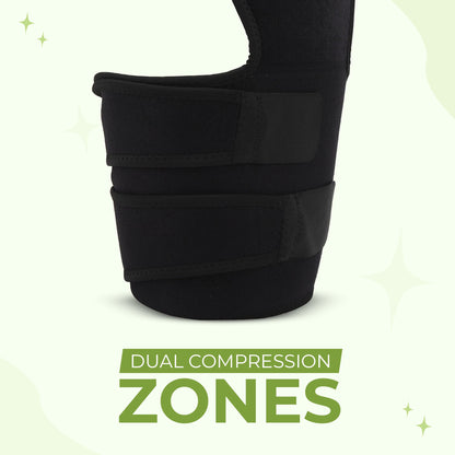 Hip support compression belt SI joint stabilization