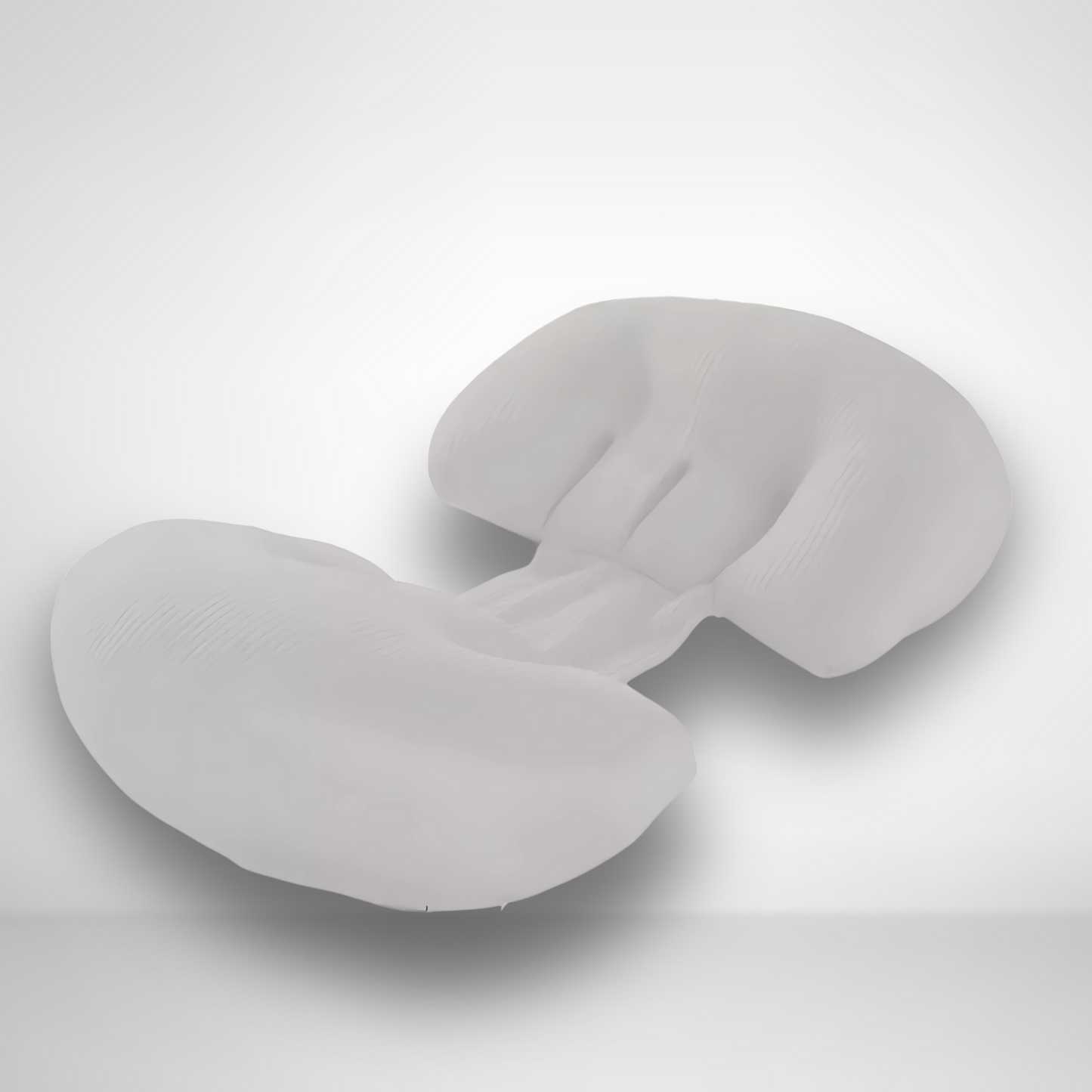 Maternity butterfly pillow for pregnancy belly and back support