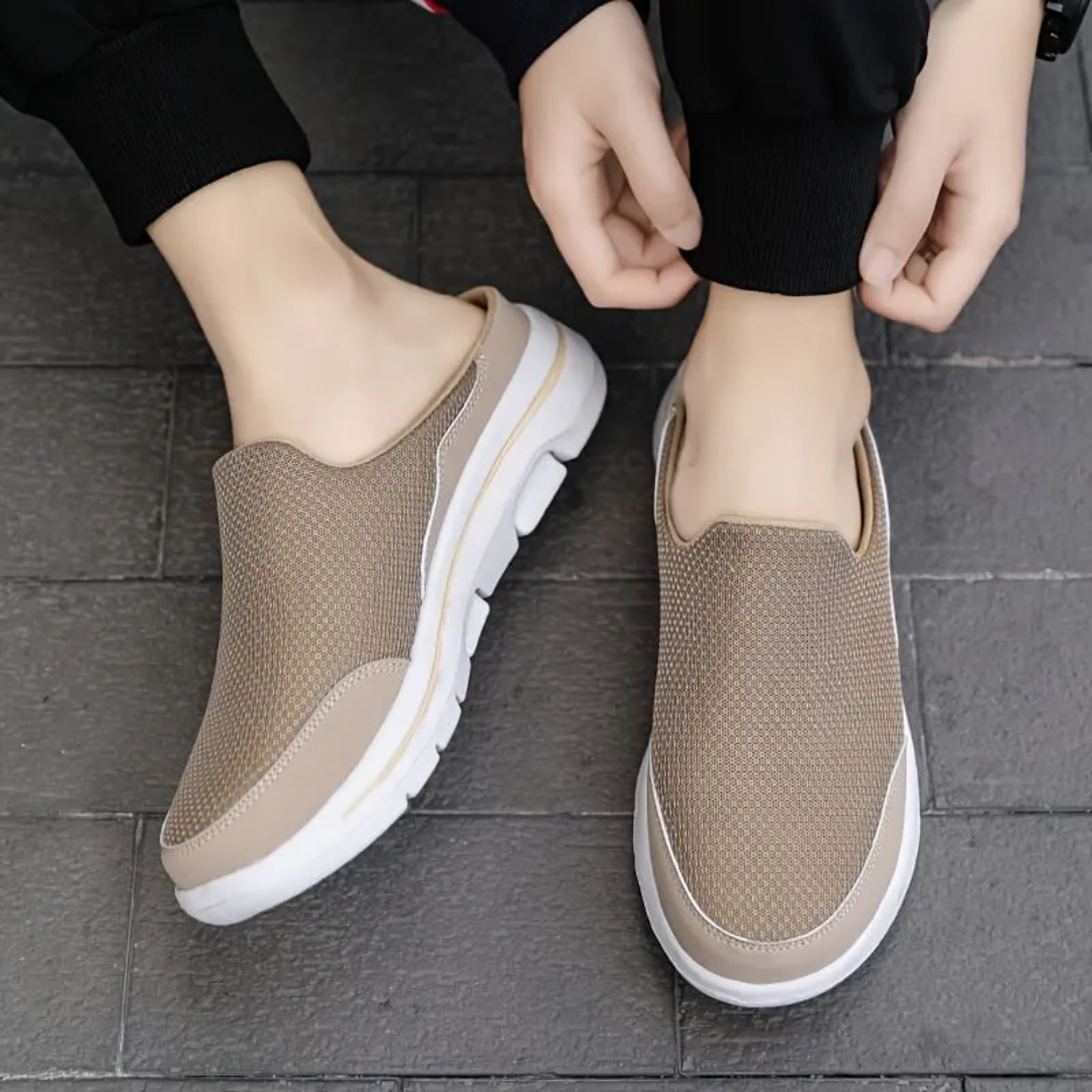 Unisex slip-on sports shoes flexible sole