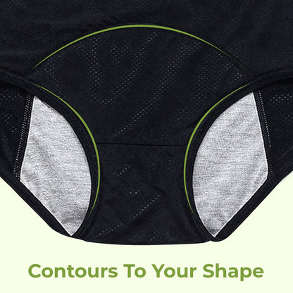 Leakproof high-waisted period panties reusable underwear
