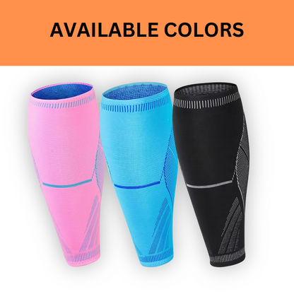 Sports compression calf sleeves for running and recovery