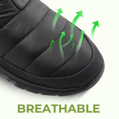 Thick-insole cotton zipper waterproof winter shoes