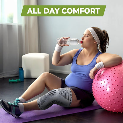 All-day compression knee sleeve maximum comfort