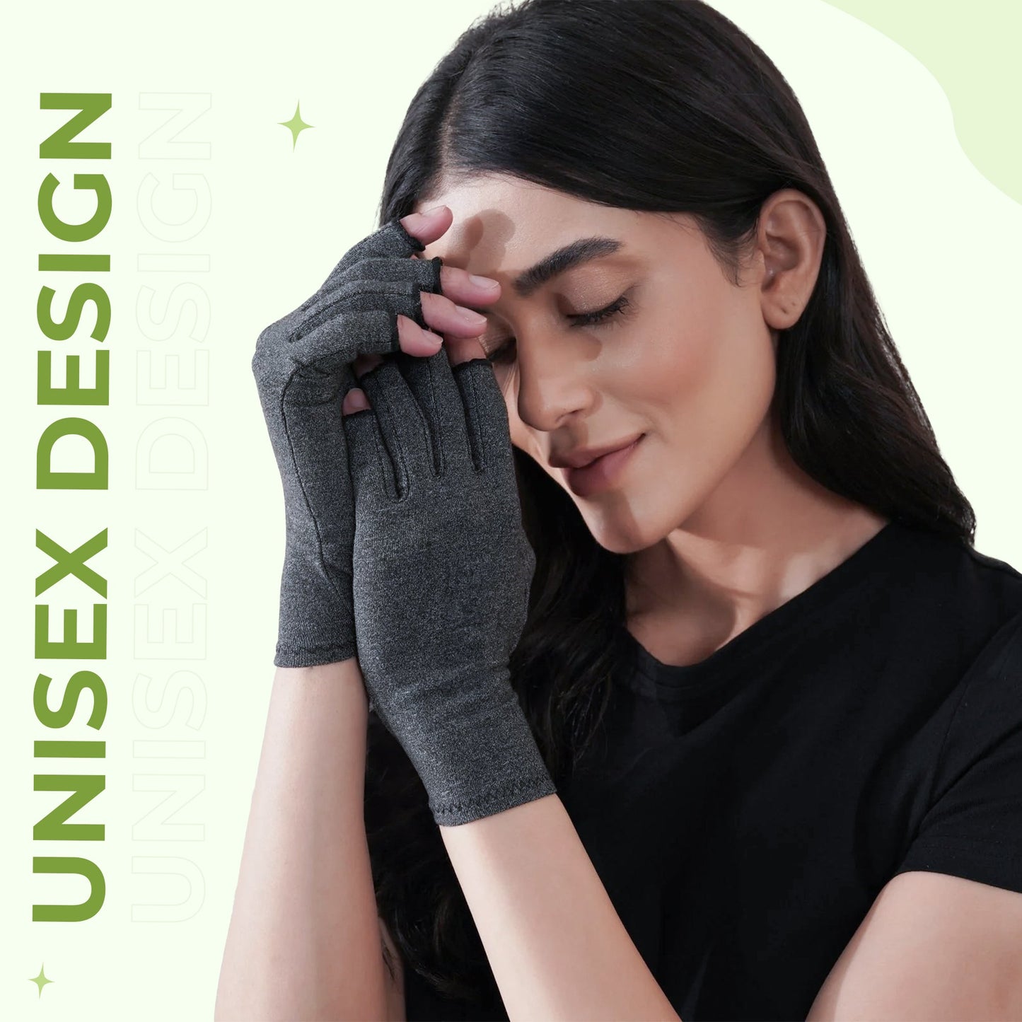 Compression gloves for hand discomfort and relaxation