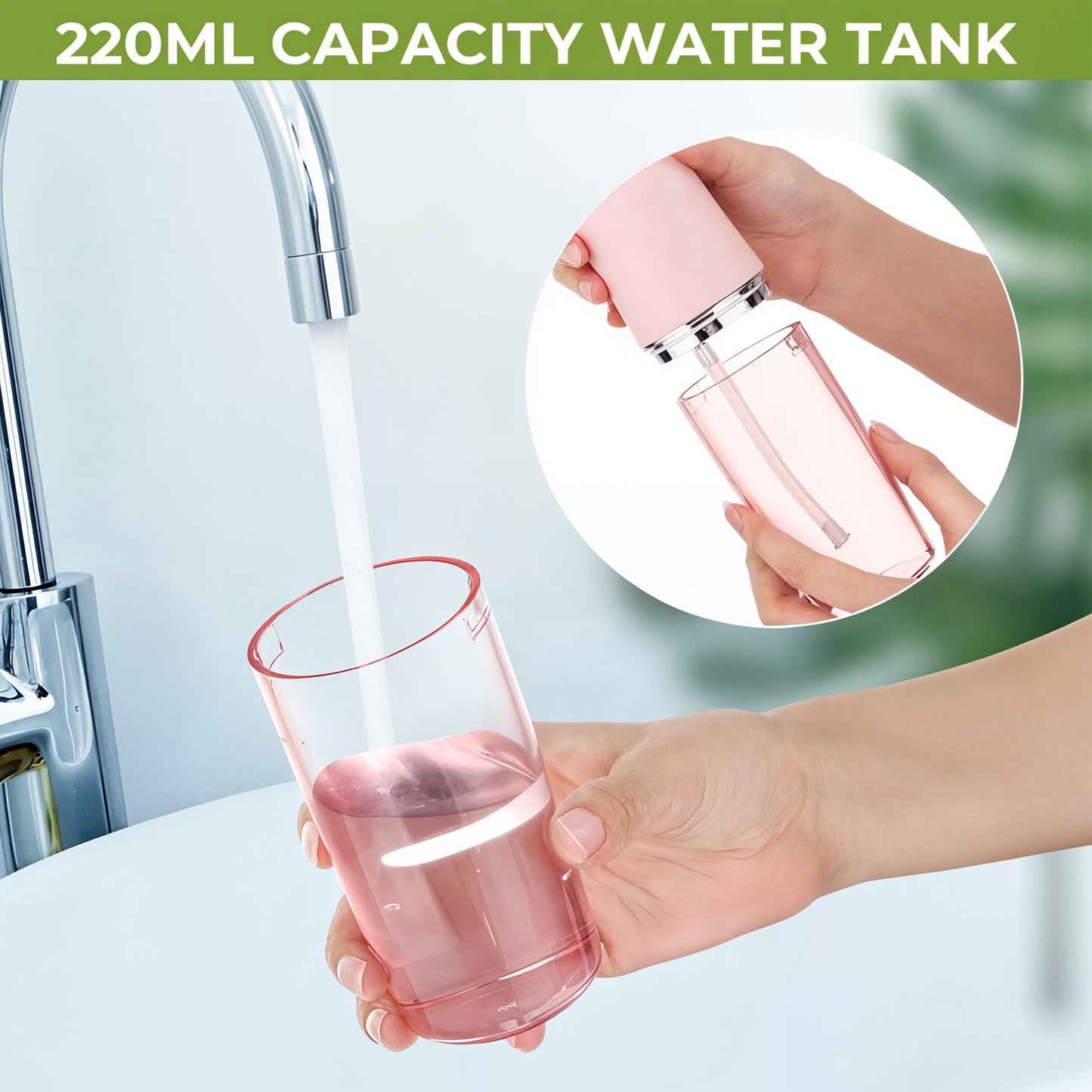 Electric water flosser dental pick for plaque and gum care
