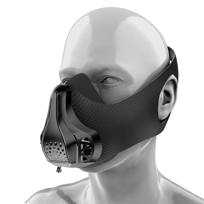 Lung training mask adjustable resistance