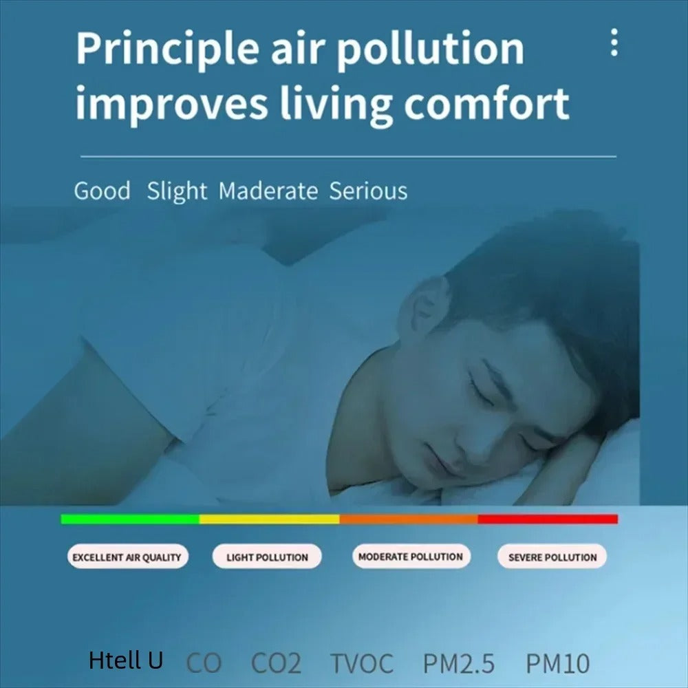 Smart air quality monitor CO and allergen detection