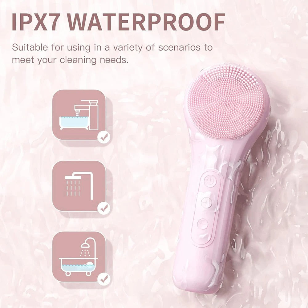 Sonic cleansing brush deep pore exfoliation skincare