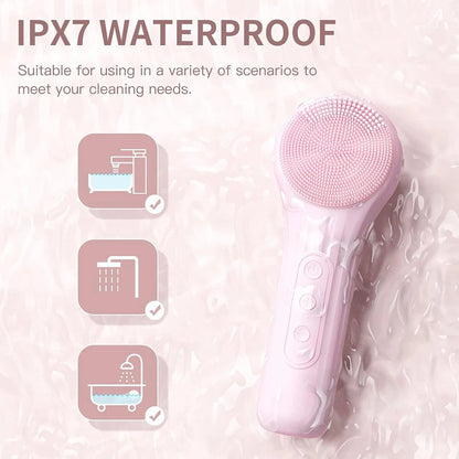 Sonic cleansing brush deep pore exfoliation skincare