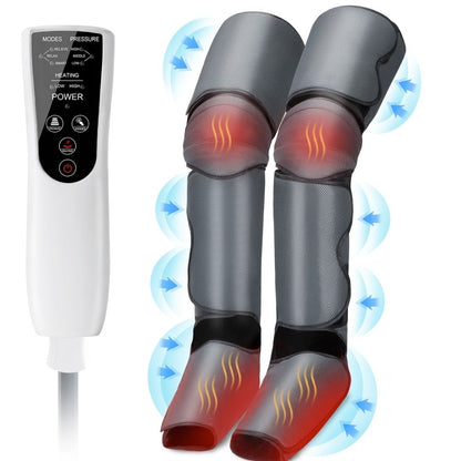 Full-leg air compression massager sequential recovery boots