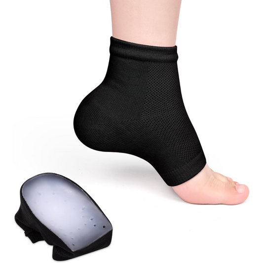 Height-increase socks with hidden insole lift