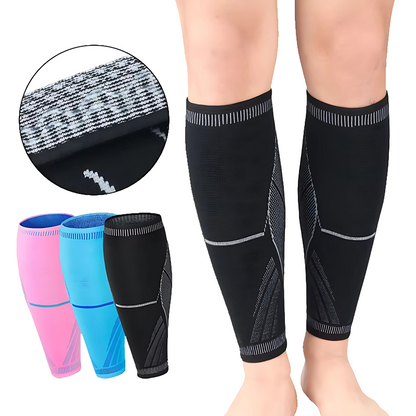 Sports compression calf sleeves for running and recovery