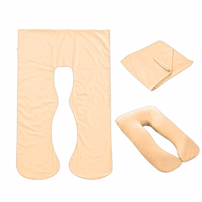 Soft full body pillowcase replacement cover for body pillows