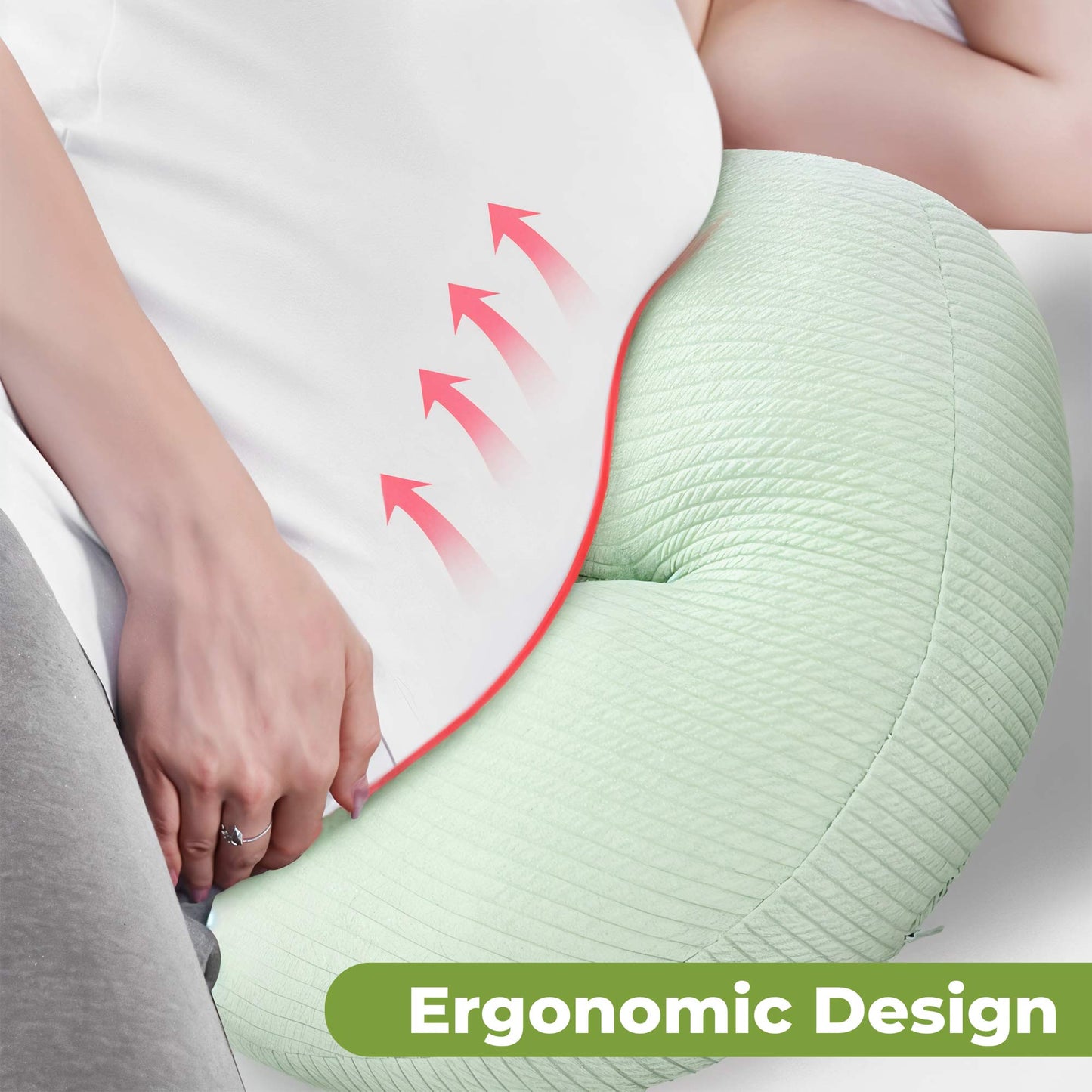 Maternity side sleeping support pillow pregnancy