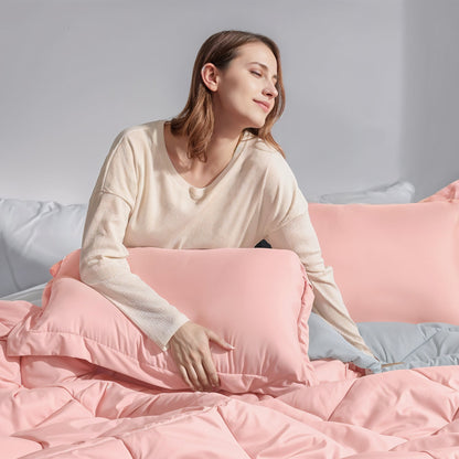Ice cooling pillowcase skin-friendly machine washable