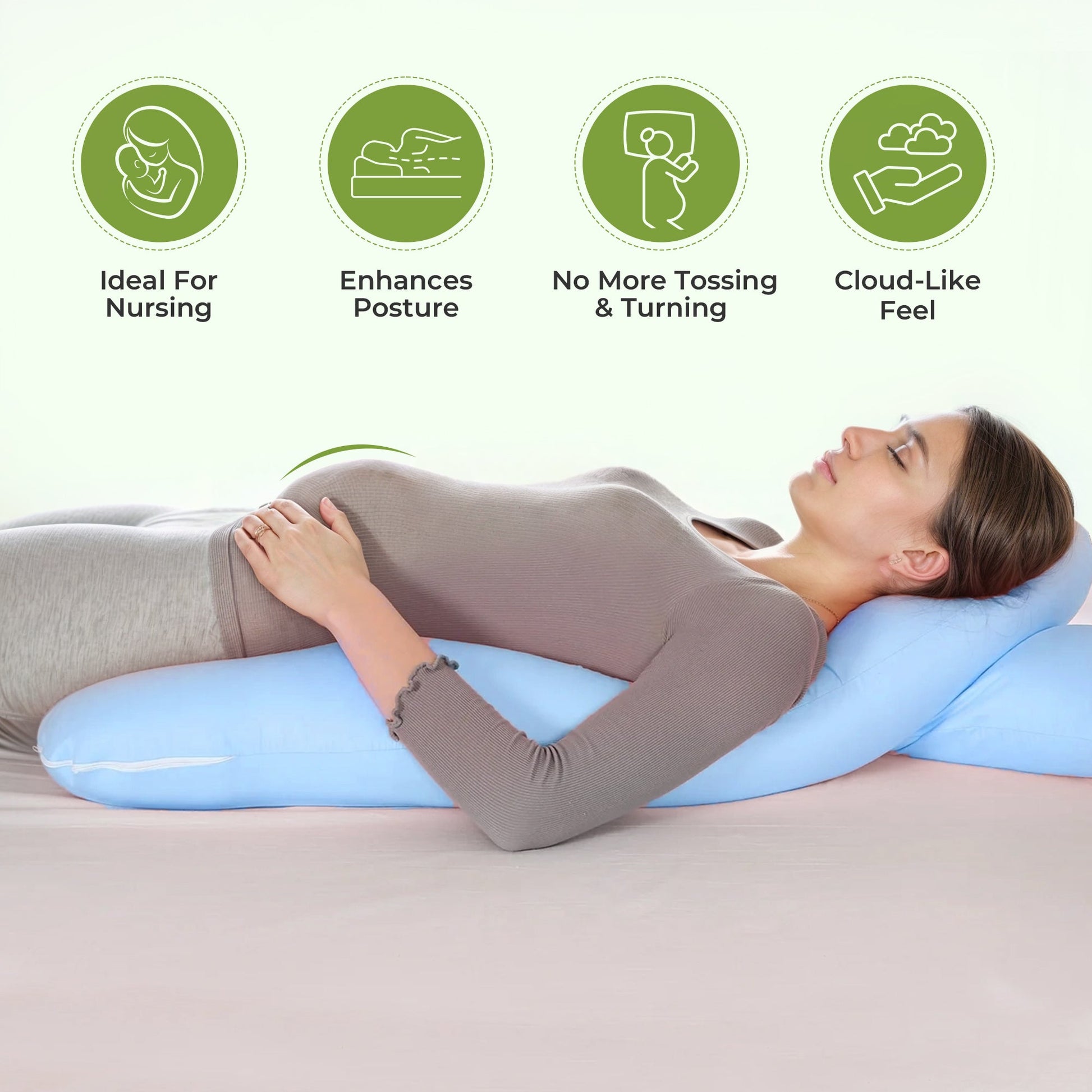 Pregnancy and nursing support pillow multi-position