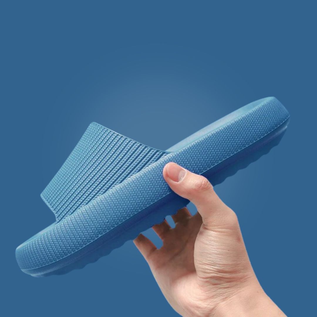 Orthopedic cloud slides extra thick cushion recovery sandals for plantar fasciitis