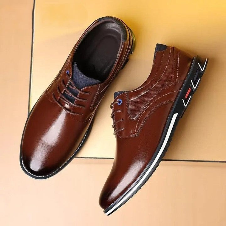 Men's Oxford leather dress shoes for office and events