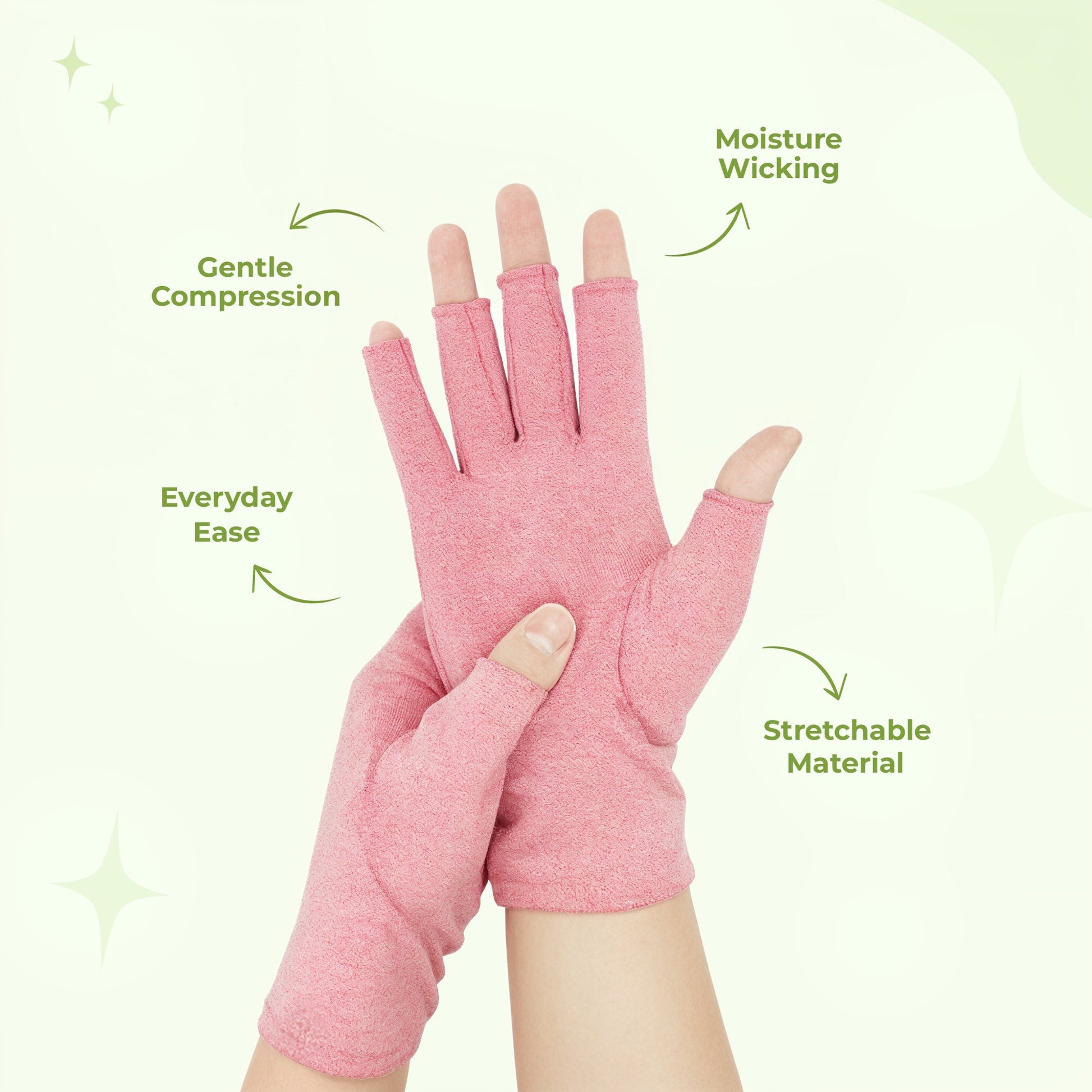 Compression gloves for hand discomfort and relaxation