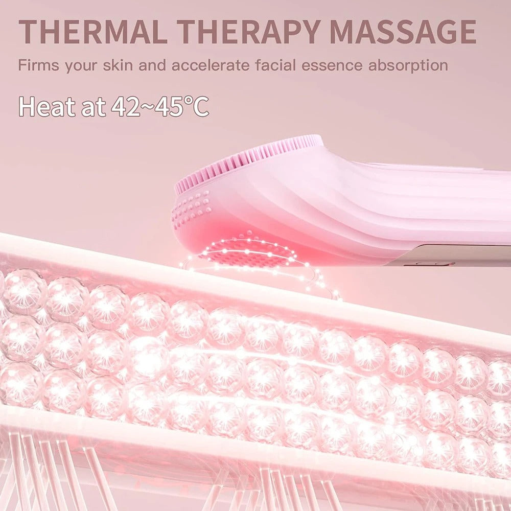Sonic cleansing brush deep pore exfoliation skincare