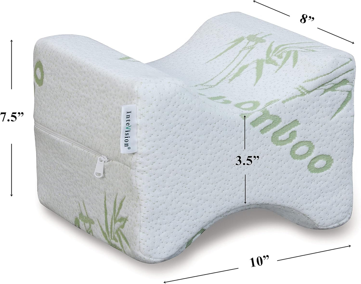 Memory foam hourglass knee pillow side sleeper