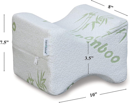 Memory foam hourglass knee pillow side sleeper