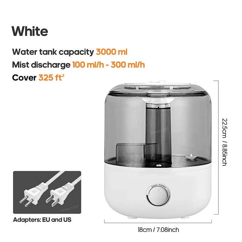 Large capacity home air humidifier sleep comfort