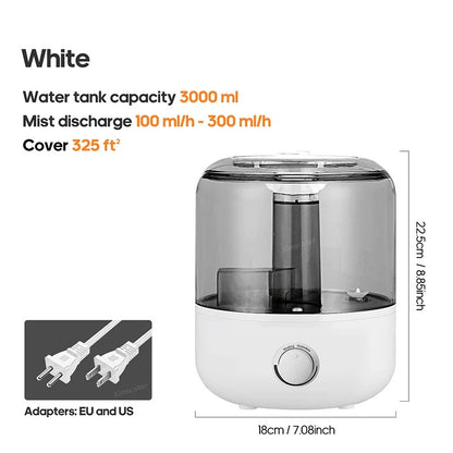 Large capacity home air humidifier sleep comfort
