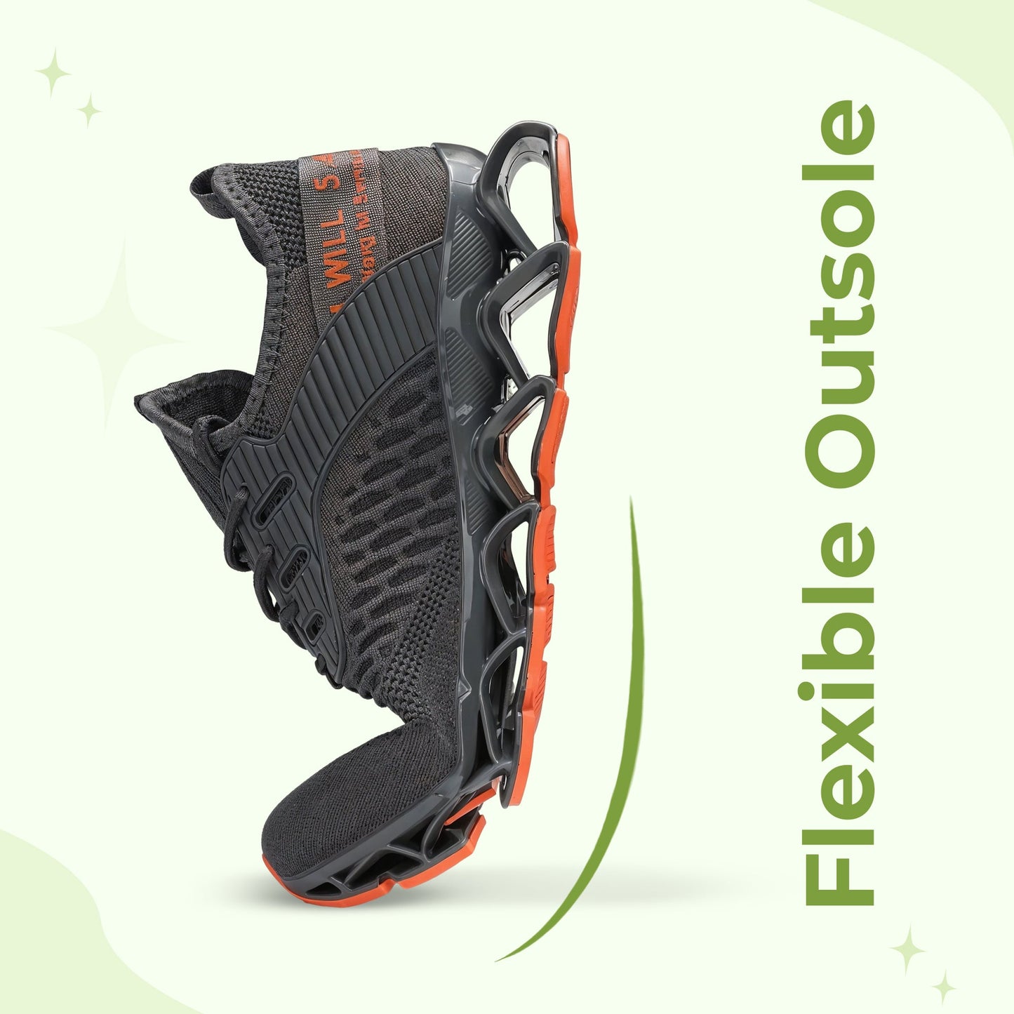 Men's athletic running shoes all-day comfort