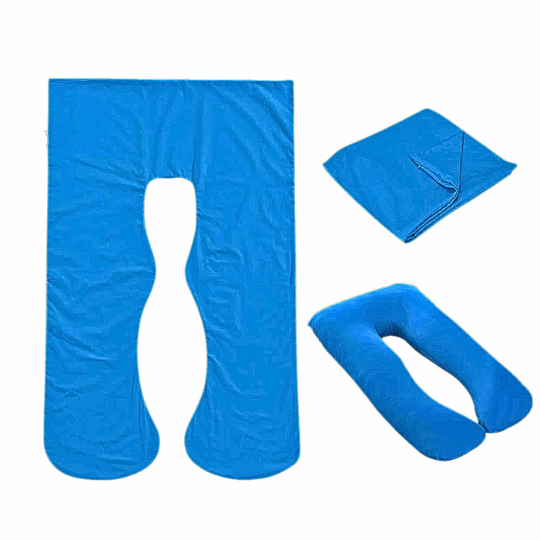 Soft full body pillowcase replacement cover for body pillows