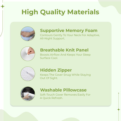 Butterfly memory foam neck pillow 2.0 upgraded design