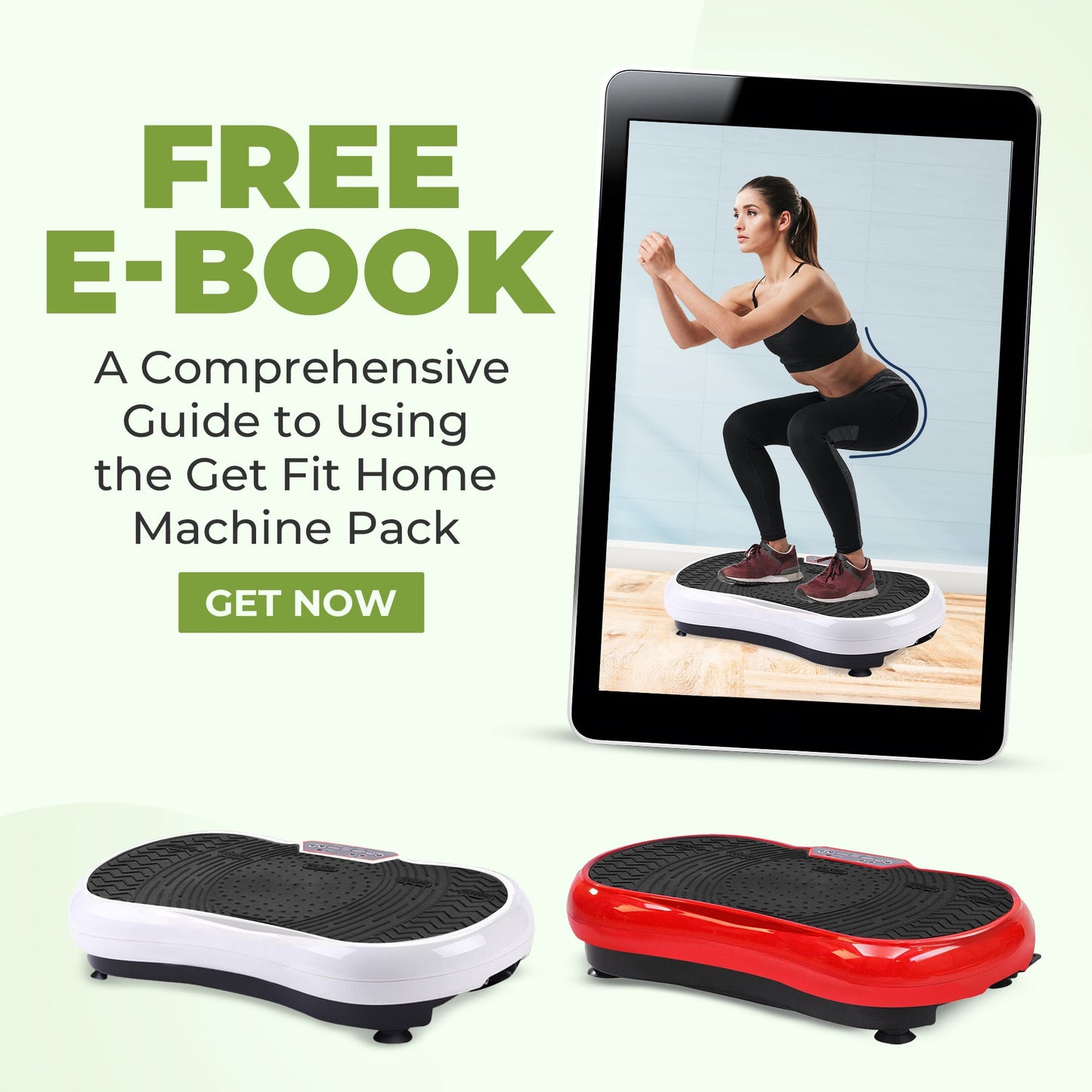 Get-fit home workout bundle with detachable resistance bands