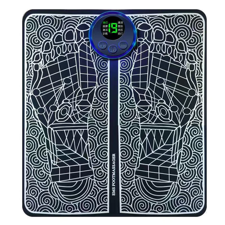 EMS foot massage mat electric pulse stimulator