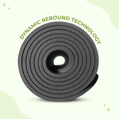 Premium yoga mat cushioned for every pose