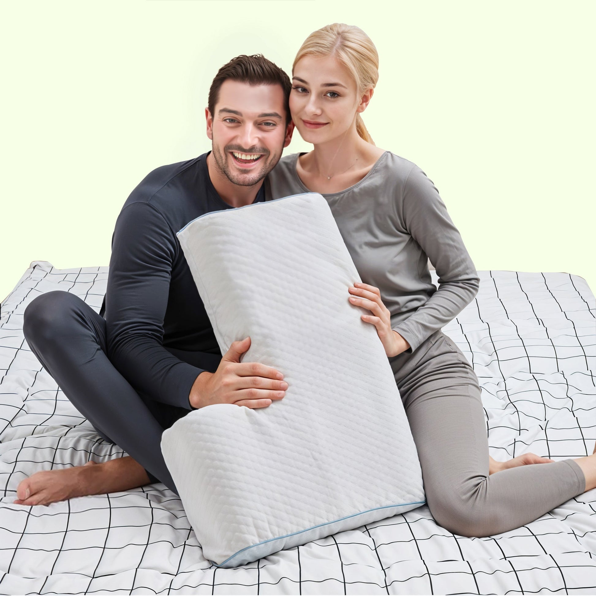 Memory foam side sleeper cuddle and couples pillow