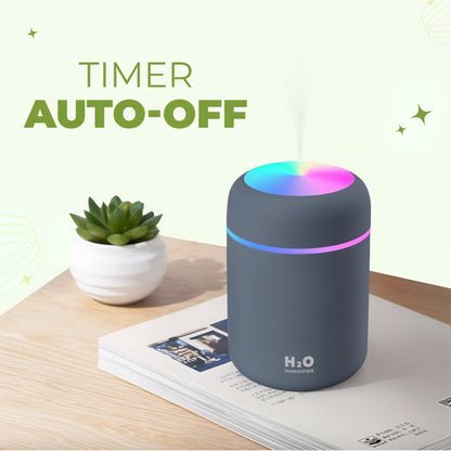 Portable USB air humidifier for desk and travel