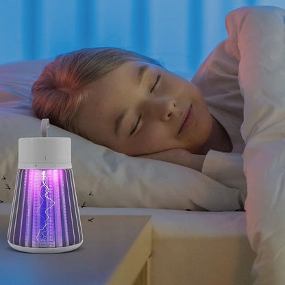 USB rechargeable UV mosquito zapper lamp silent insect trap