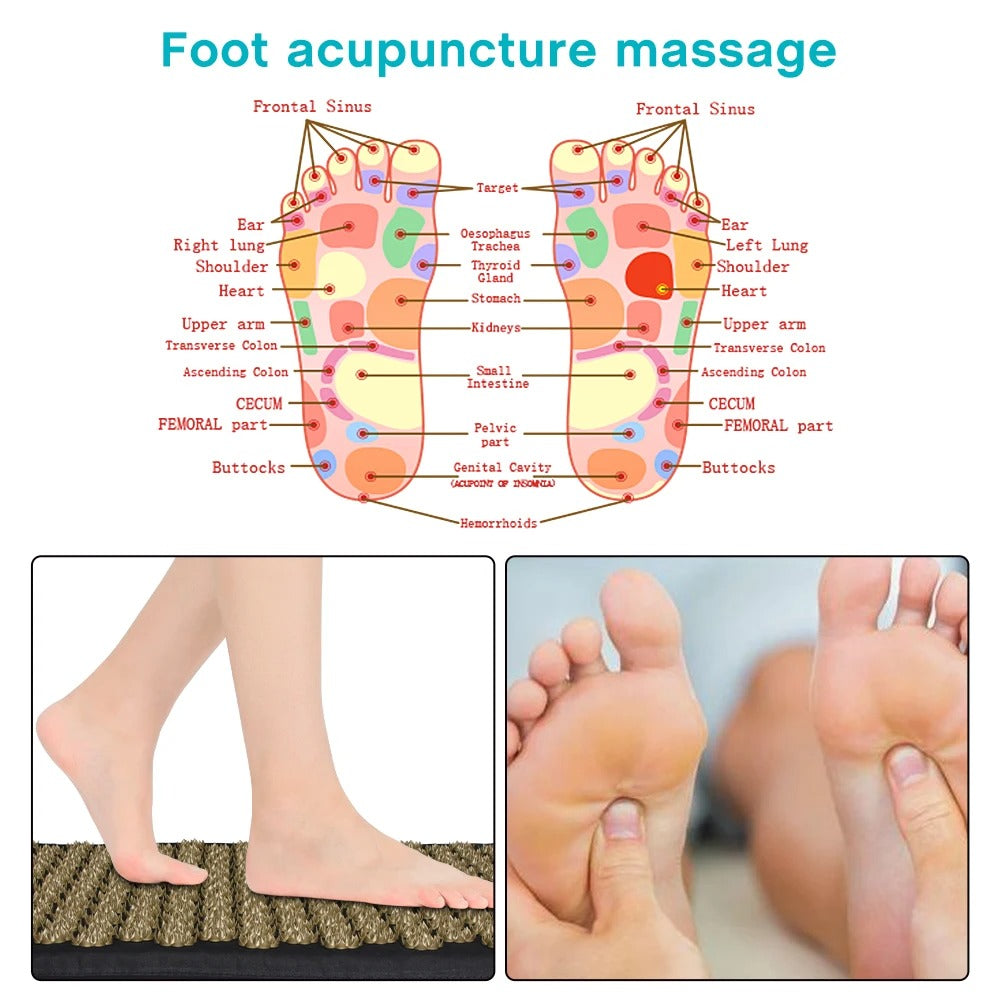 Acupressure mat set pain and stress relief therapy