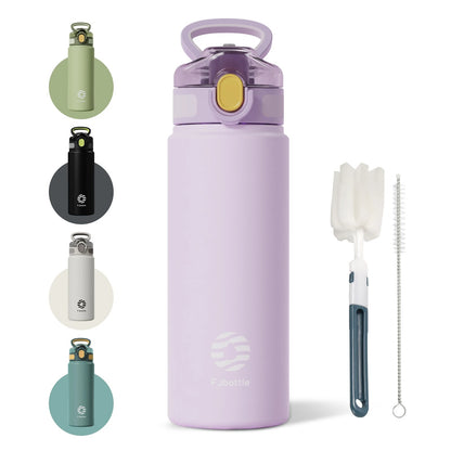 Anti-reflux slow-sip water bottle for GERD