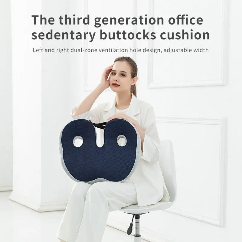 Ergonomic memory foam seat cushion office and car