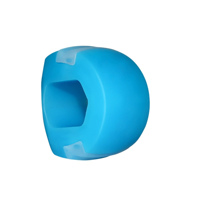 Silicone jawline exerciser jaw trainer for definition and tension