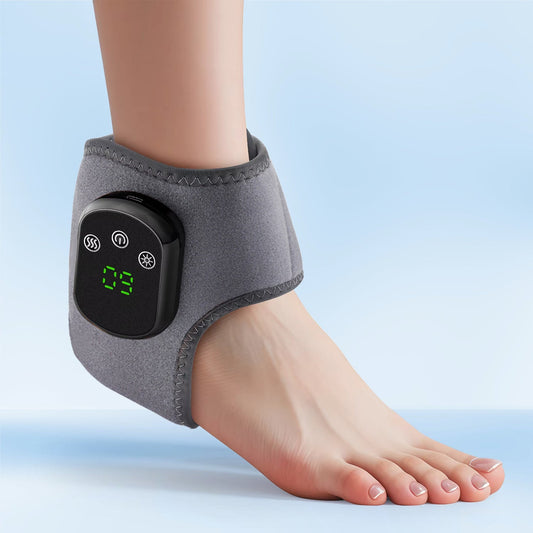 Wireless rechargeable heated foot and ankle wrap