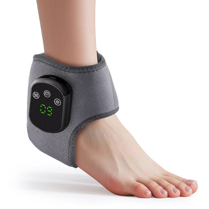 Wireless rechargeable heated foot and ankle wrap