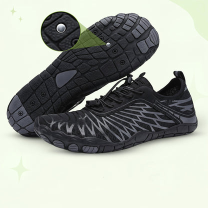 Copper-grounded barefoot shoes natural connection