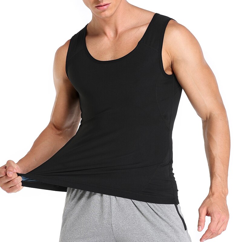 Heat-trapping sauna workout vest for calorie burn