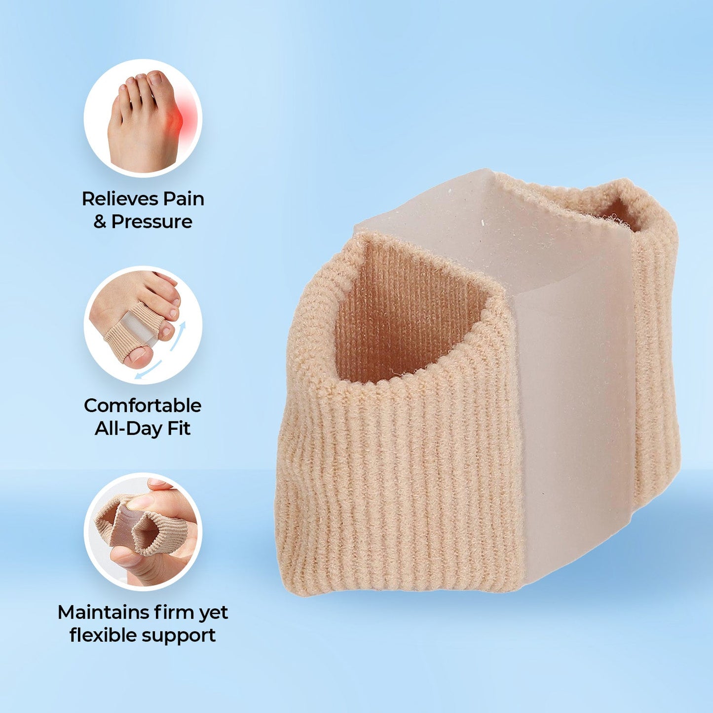 Bunion alignment splint pair for toe realignment