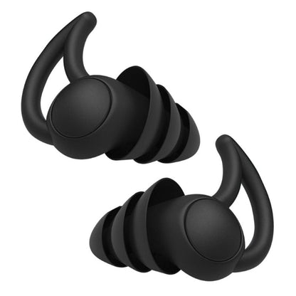 Reusable silicone calming sleep earplugs for snoring and travel